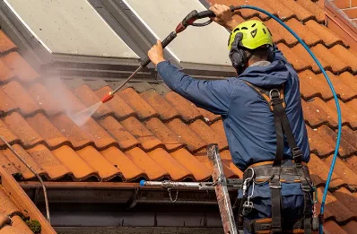 Démoussage et hydrofuge de toiture à Charbogne
